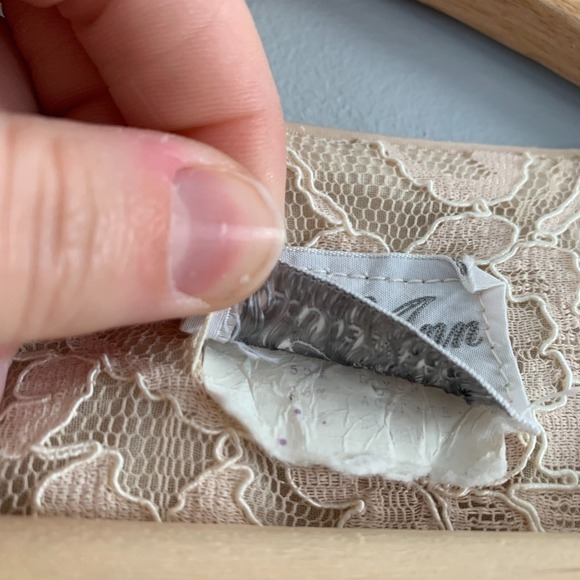 Vintage Dela Ann Loungewear Womens Day Dress Lace Bow Girl Coquette Satin M 422 - Picture 3 of 16